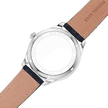 Michael Kors Benning Three Hand Admiral Blue PVC Watch - MK8930