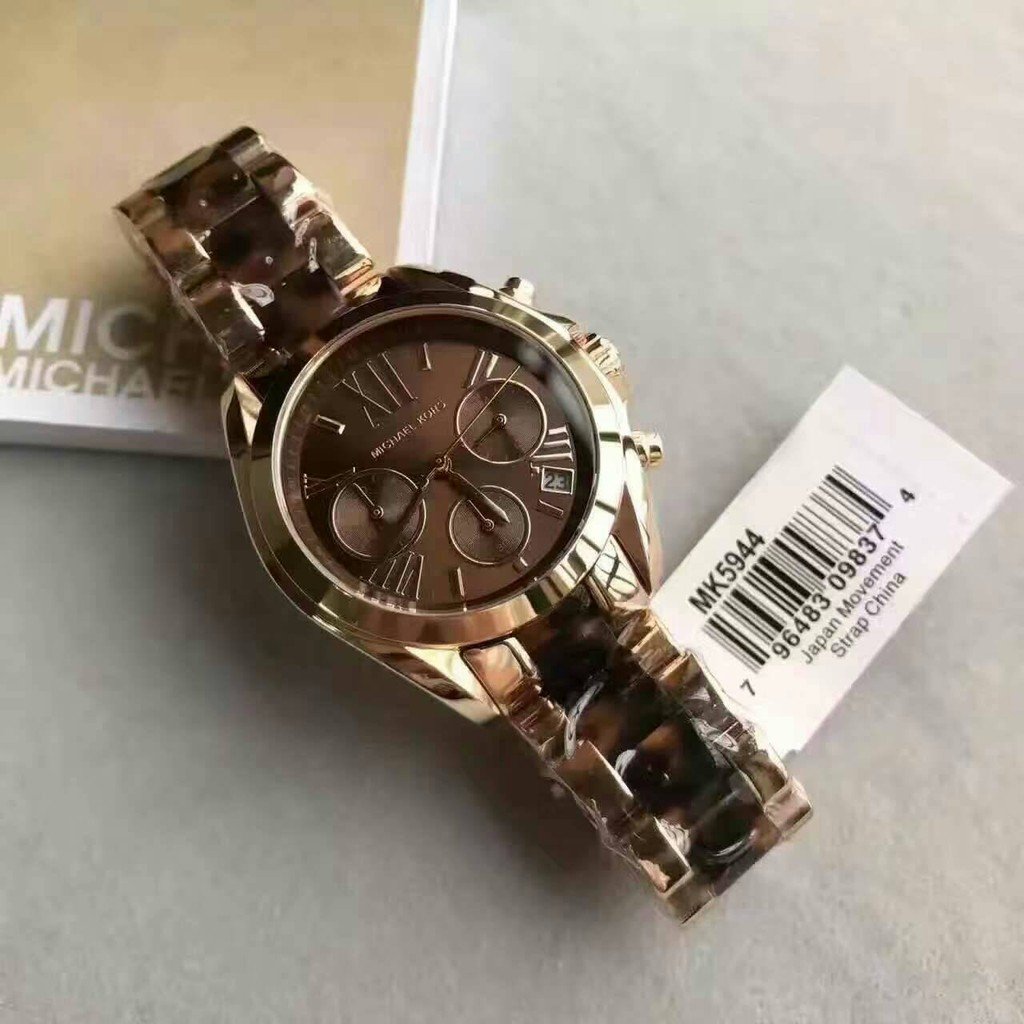 Michael Kors Bradshaw Chronograph Brown Dial Ladies Watch MK5944