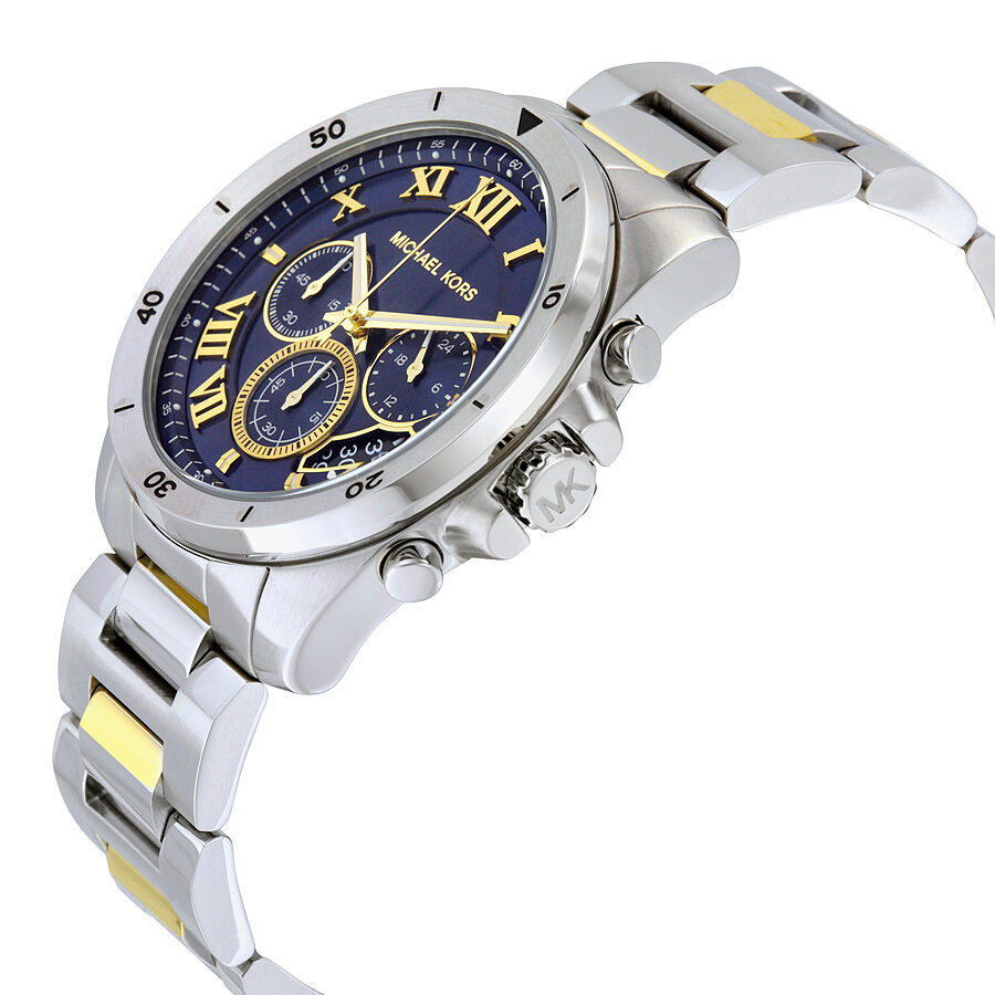 Michael Kors Brecken Chronograph Blue Dial Men's Watch MK8437