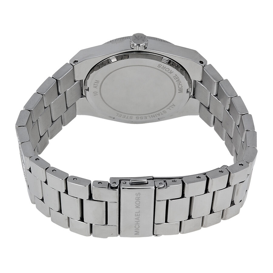 Michael Kors Channing Black Crystal Pave Silver Women's Watch - MK6089
