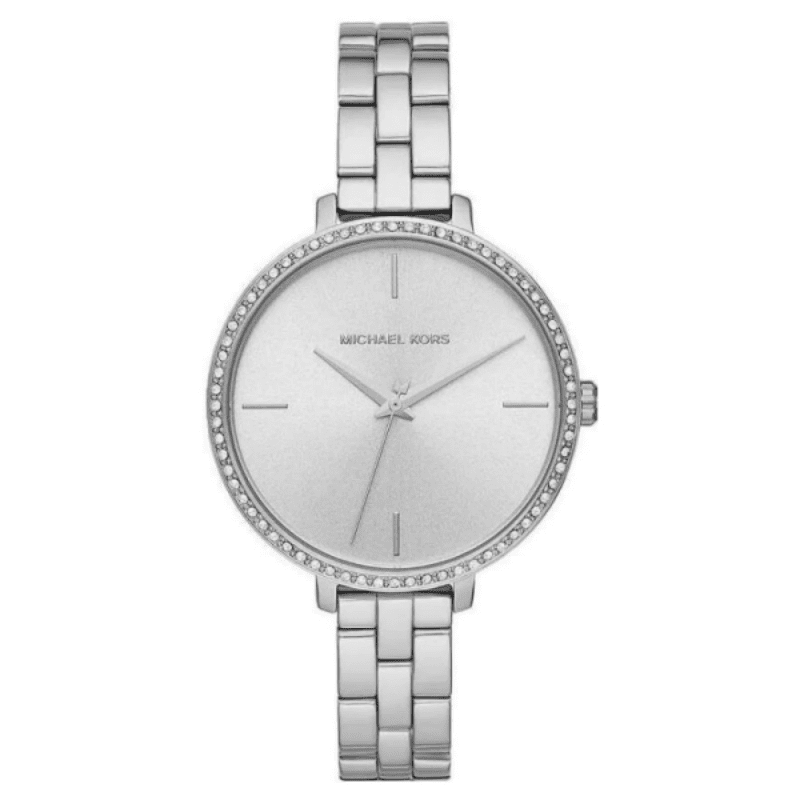 Michael Kors Charley Quartz Silver Dial Silver Steel Strap Women 's Watch - MK4398
