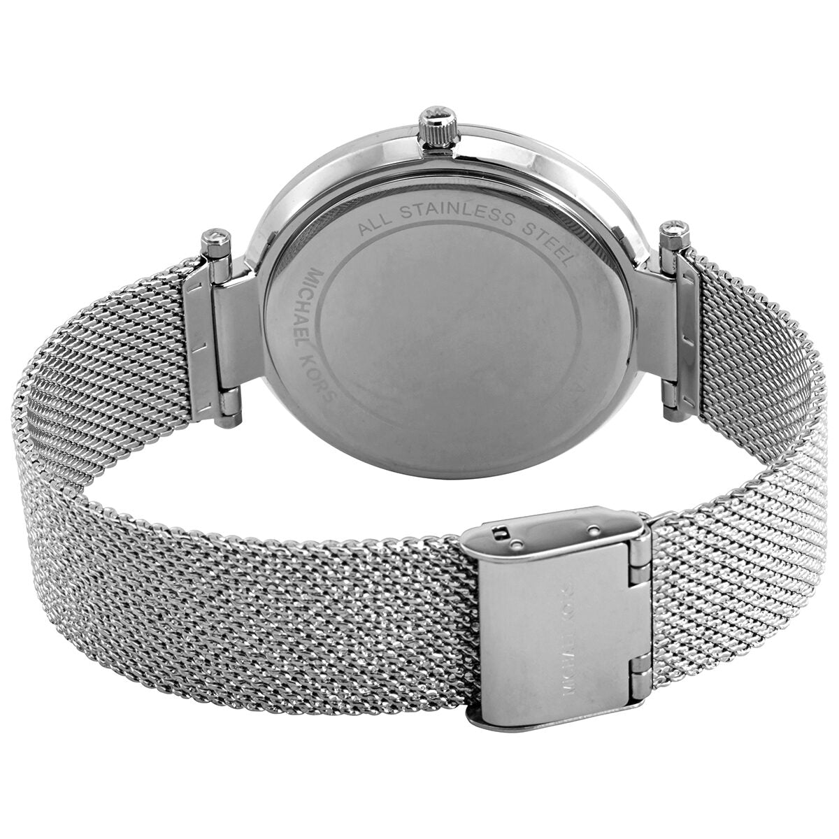 Michael Kors Crystal Pink Mother of Pearl Dial Ladies Watch #MK4518 - The Watches Men & Co #3