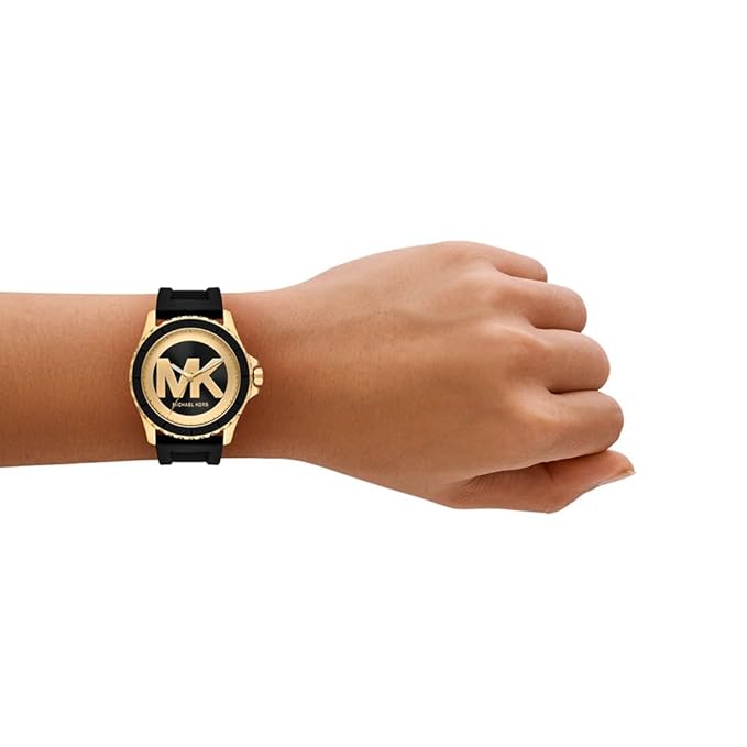 Michael Kors Everest Black Quartz Silicone Women's Watch - MK7537
