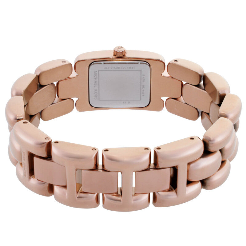 Michael Kors Hally Quartz Rose Gold Dial Ladies Watch MK4954