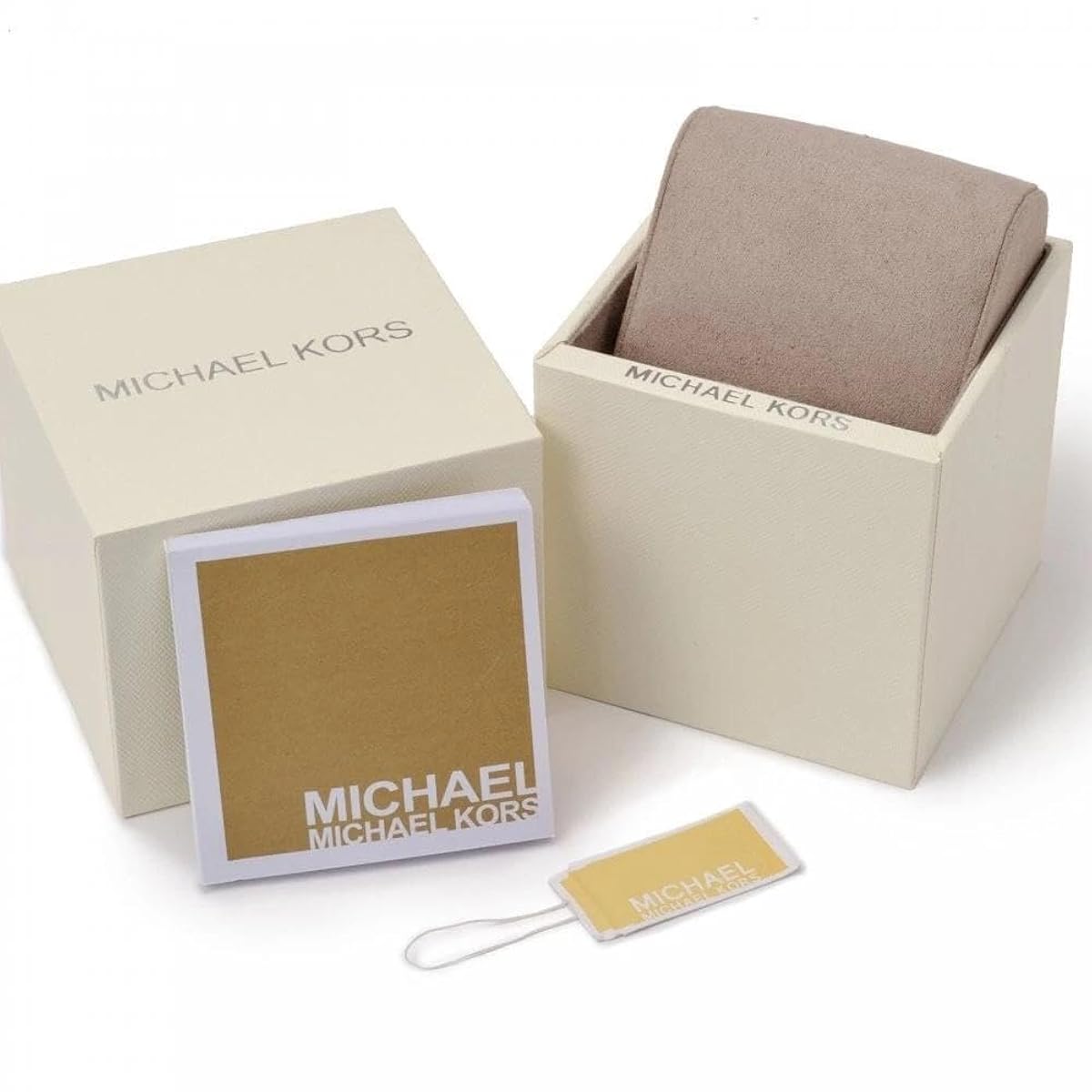 Michael Kors Lennox watch with original packaging box and accessories