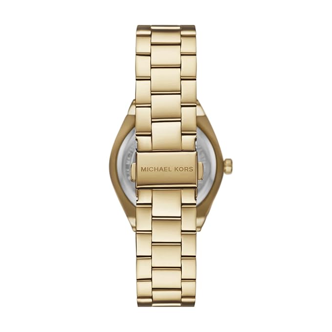 Michael Kors Lennox Three-Hand Gold-Tone Stainless Steel Watch - MK7500