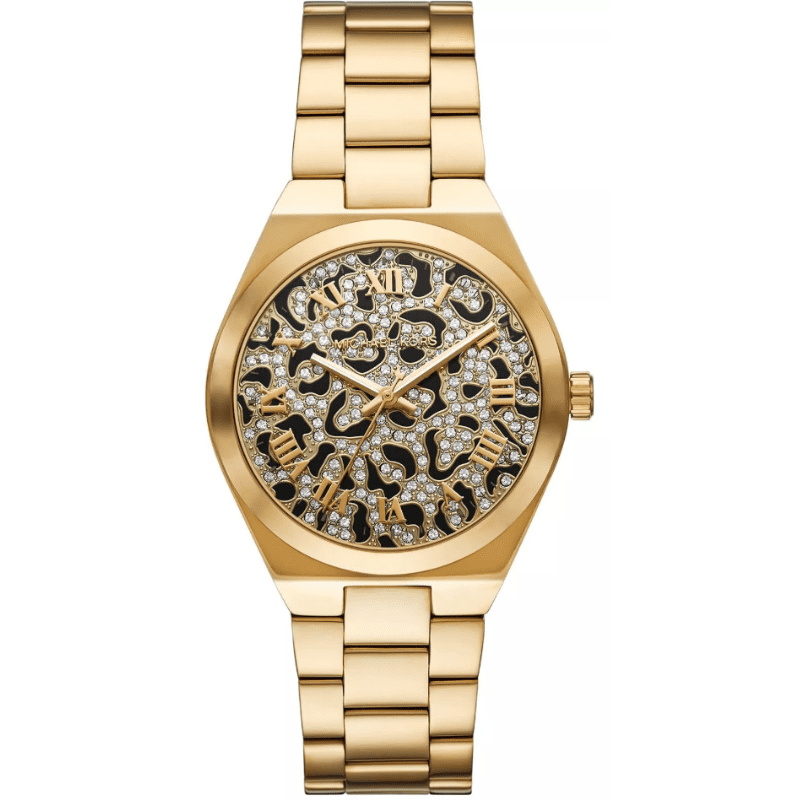 Michael Kors Lennox Three-Hand Gold-Tone Stainless Steel Watch - MK7500