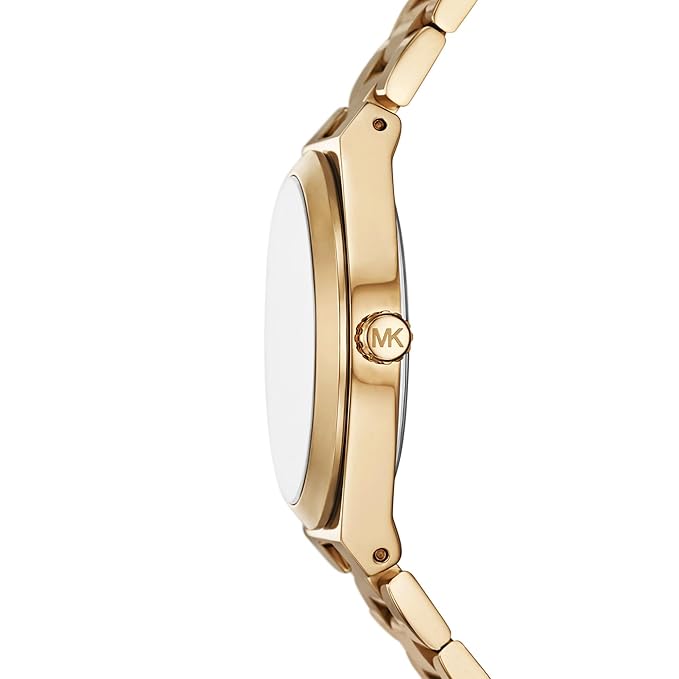 Michael Kors Lennox Three-Hand Gold-Tone Stainless Steel Watch - MK7500