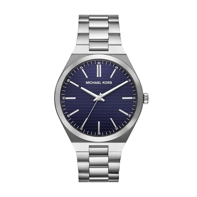 Michael Kors Lennox Three-Hand Silver-Tone Stainless Steel Men's Watch - MK9227