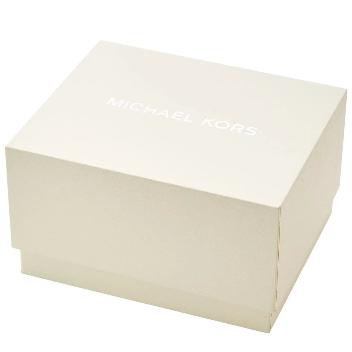 Michael Kors branded cream presentation box for watch gift set