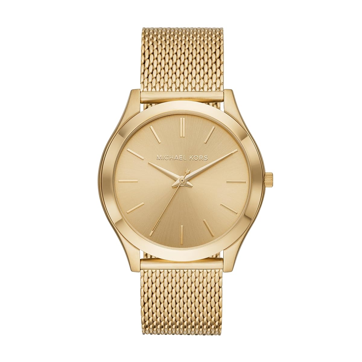 Michael Kors Slim Runway Gold-Tone Mesh Watch - MK8625