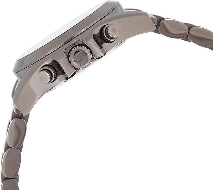 Michael Kors MK6249 watch side profile showing chronograph pushers and bracelet