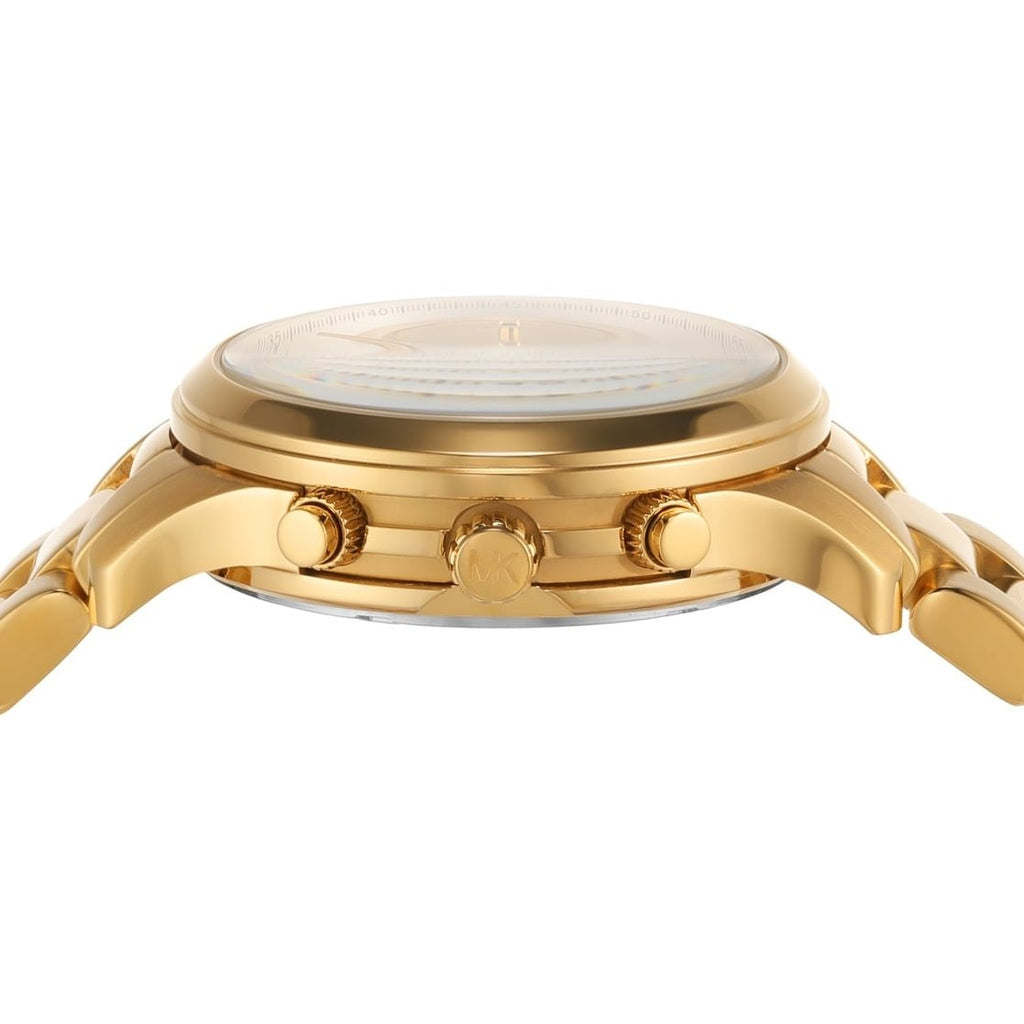 Michael Kors Mini Runway Chronograph Gold Women's Watch - MK7326