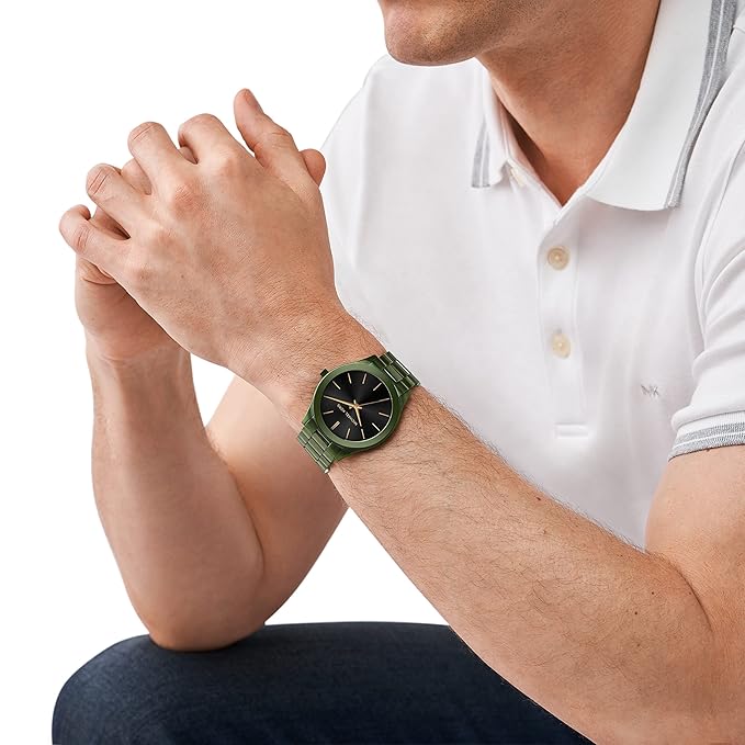 Michael Kors Analog Black Dial Men's Watch-MK8715