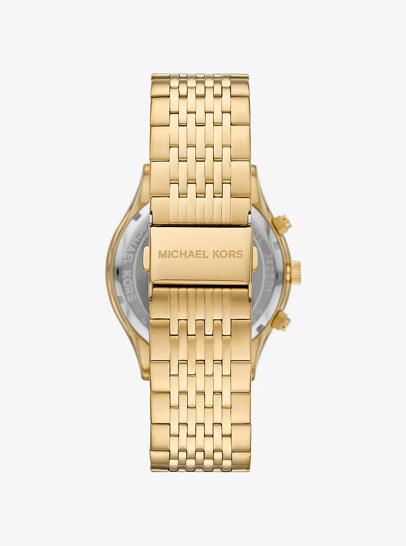Michael Kors Oversized Stainless Steel Gold Watch - MKO1209
