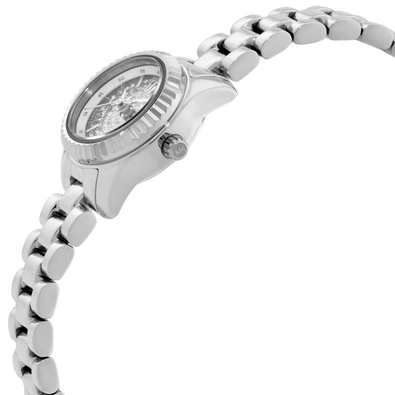 Michael Kors Micro Lexington Silver Steel Women's Watch - MK4948