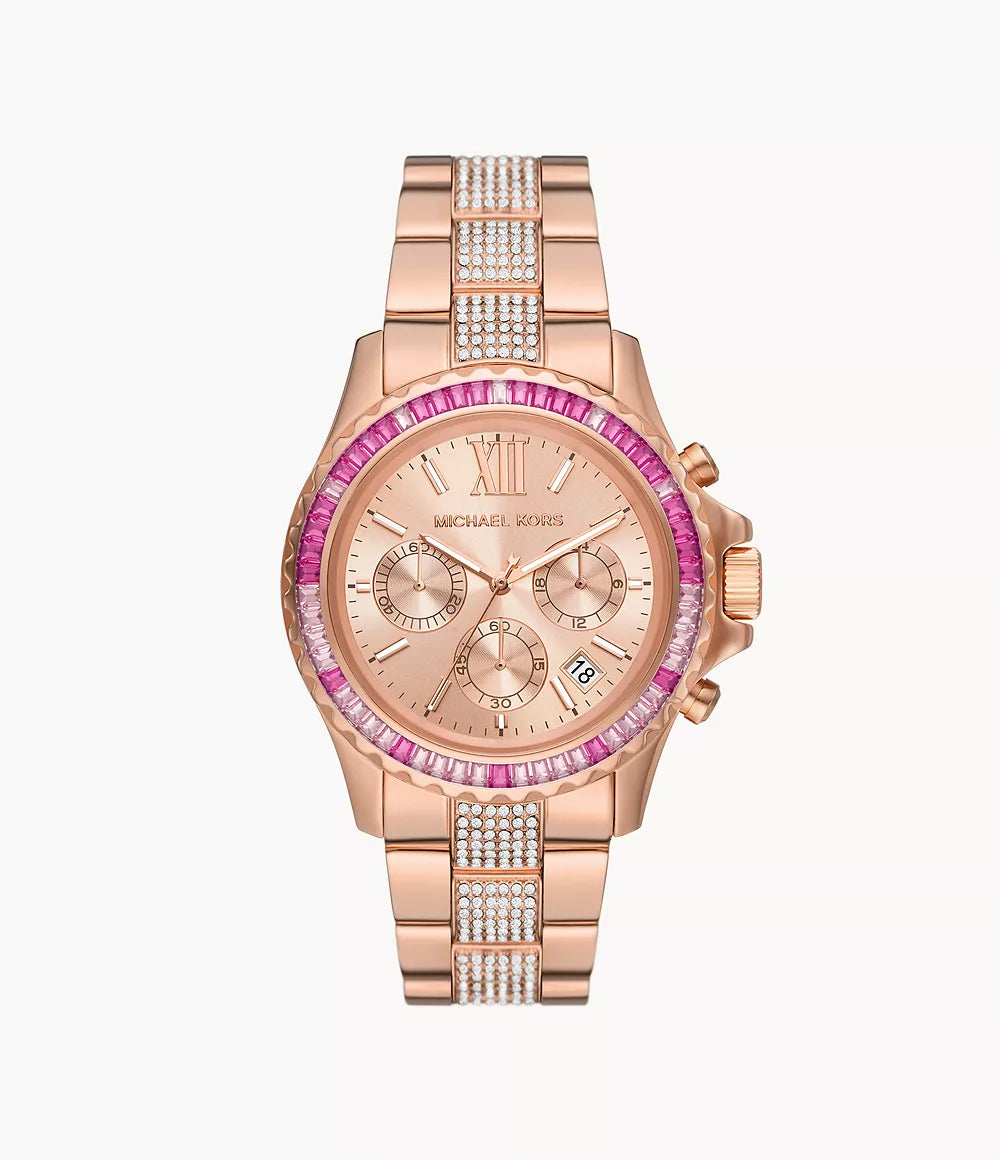 Michael Kors Rose Gold Ladies Watch - MK7211