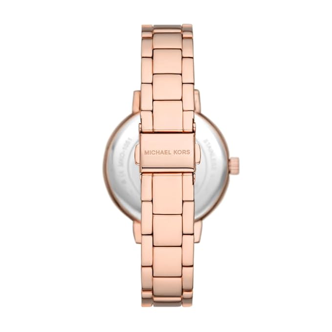 Michael Kors Sofie Three-Hand Rose Gold-Tone Stainless Steel Women's Watch - MKO1052
