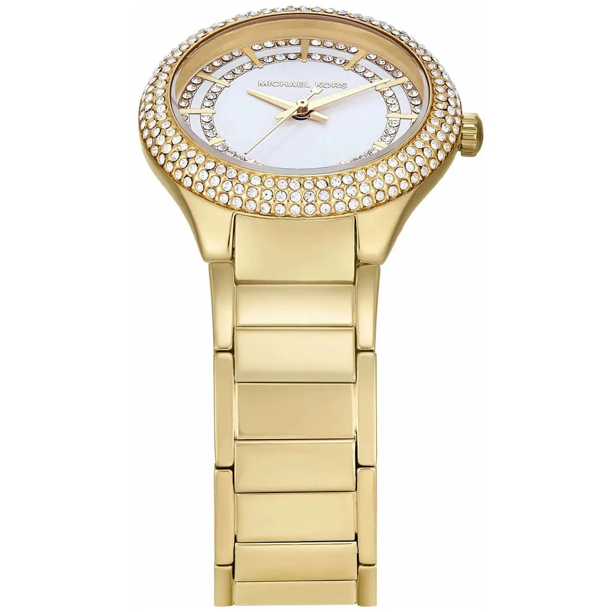 Michael Kors Sylvia Three-Hand Gold-Tone Stainless Steel Women's Watch - MK4941