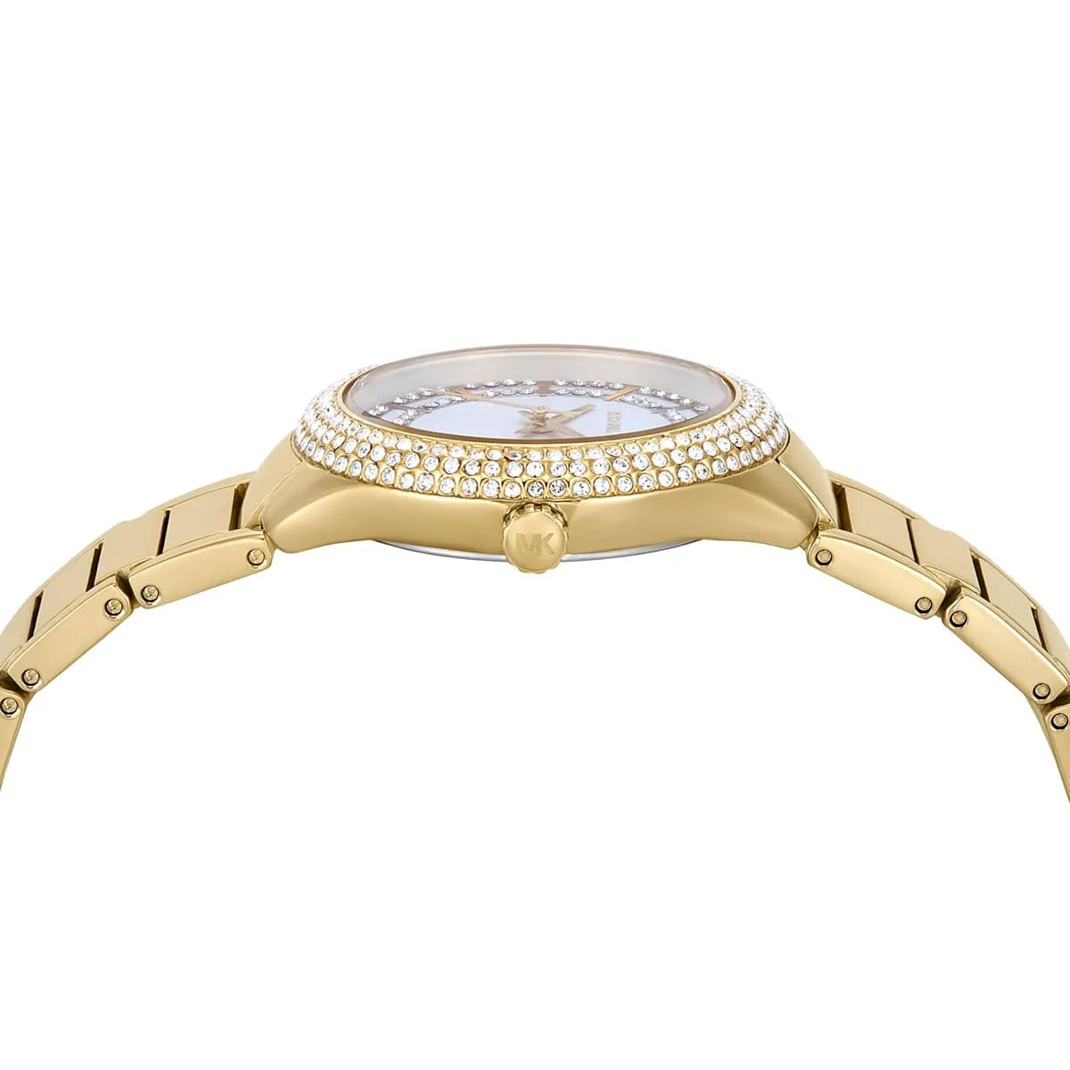 Michael Kors Sylvia Three-Hand Gold-Tone Stainless Steel Women's Watch - MK4941