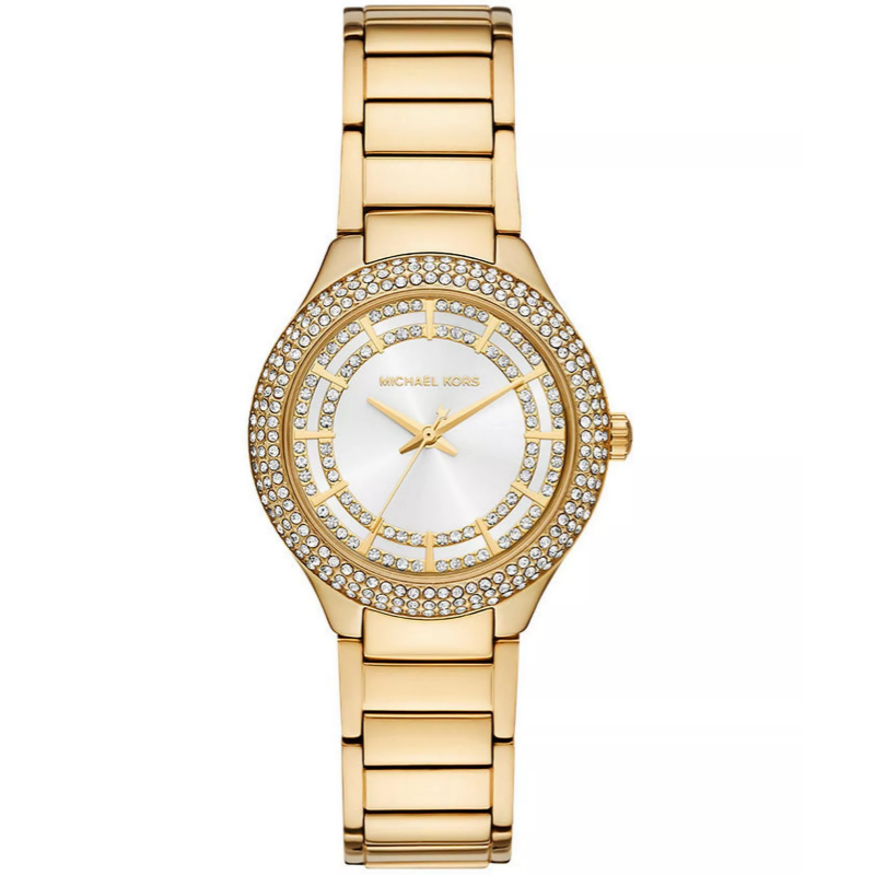 Michael Kors Sylvia Three-Hand Gold-Tone Stainless Steel Women's Watch - MK4941