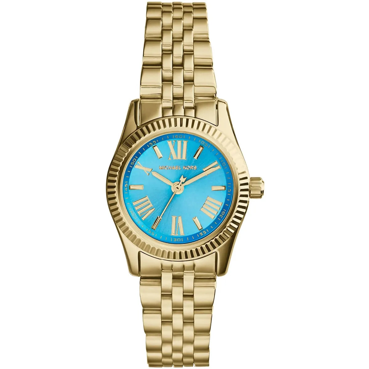 Michael Kors Petite Lexington Ocean Blue Dial Women's Watch - MK3271
