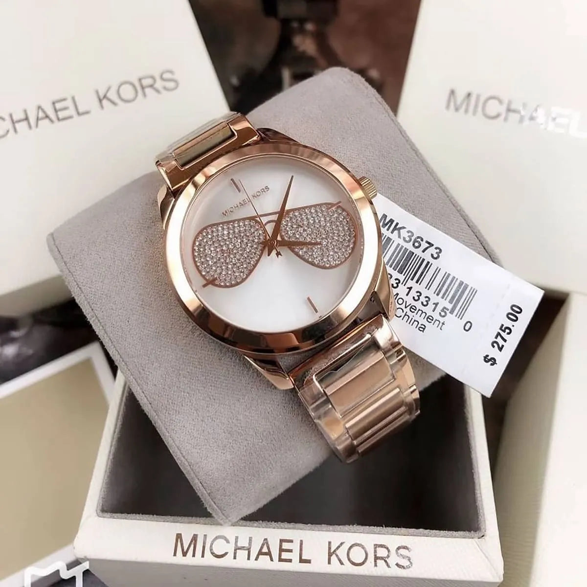 Michael Kors MK3673 ladies' watch, stainless steel strap