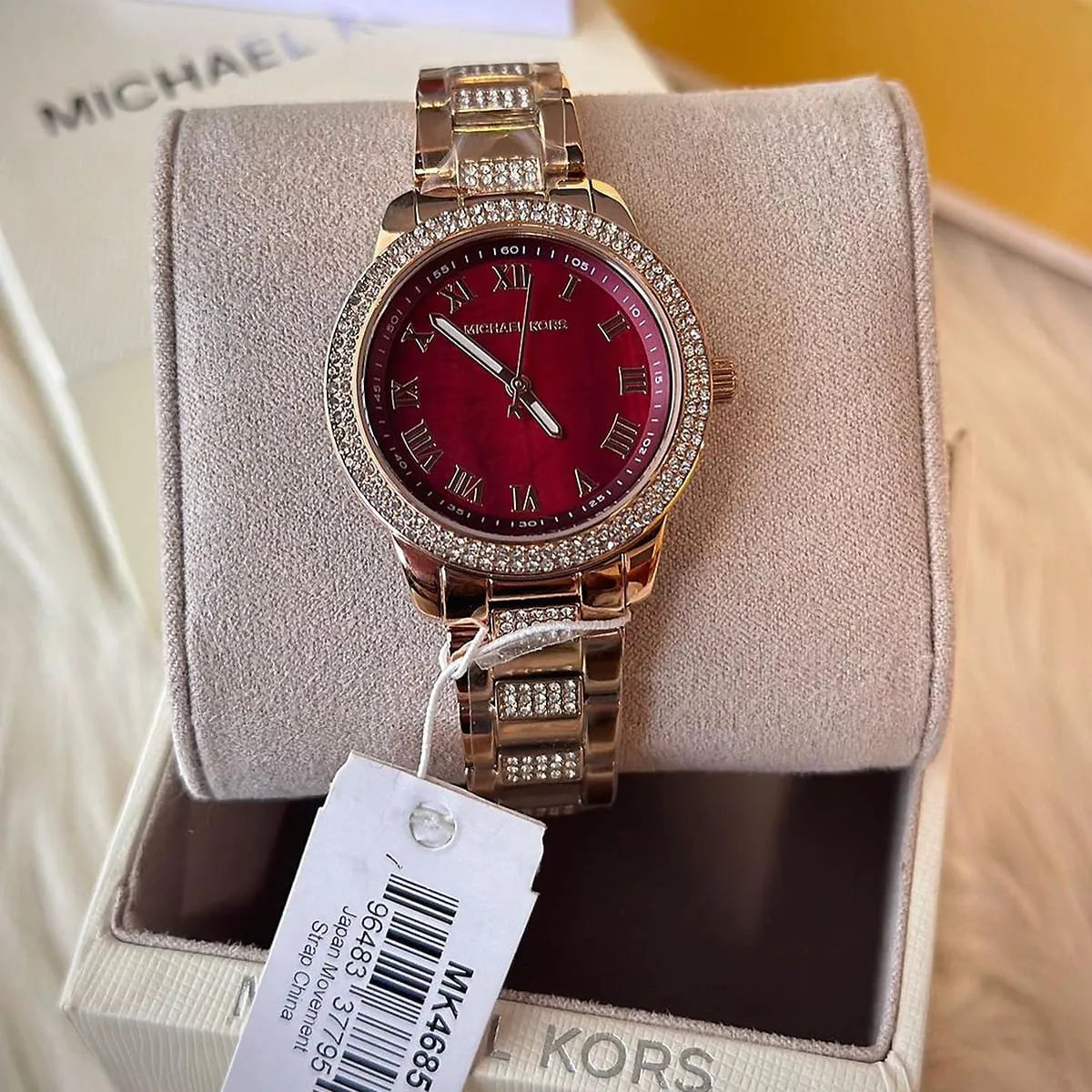Michael Kors Tibby watch in original Michael Kors branded packaging and box