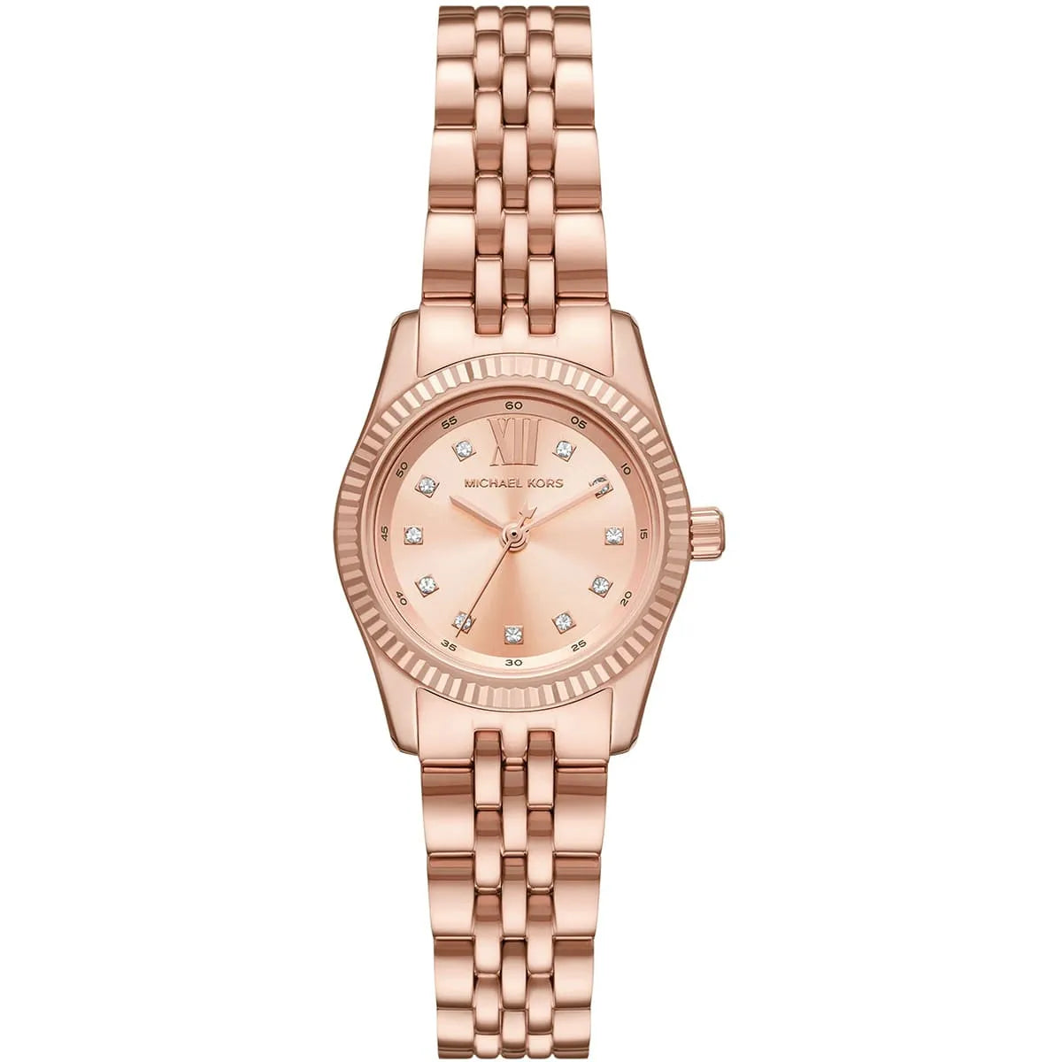 Michael Kors Lexington Quartz Rose Gold Dial Ladies Watch - MK4739