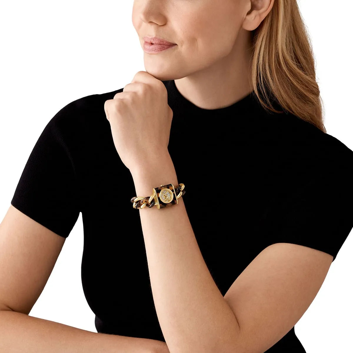 Michael Kors MK4808 Chain Lock Watch