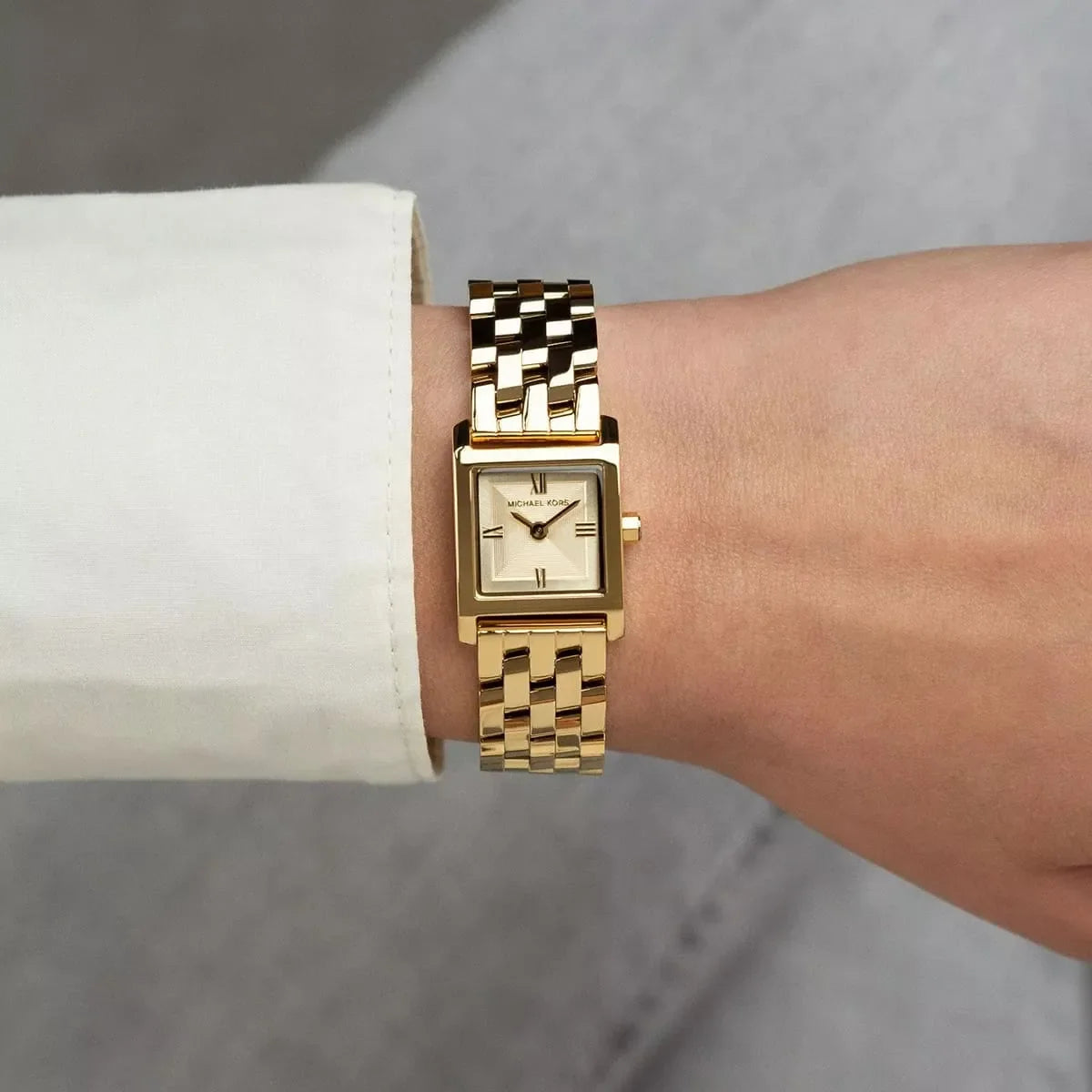 Michael Kors Georgie Quartz Gold Square Dial Analog Women's Watch - MK4931