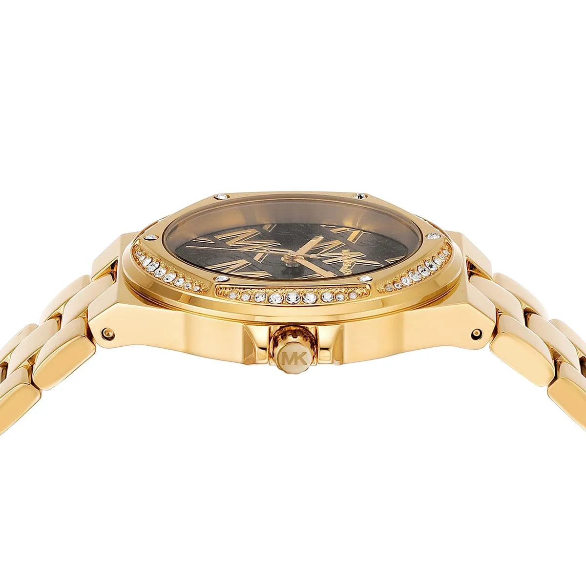 Michael Kors Lennox Pavé Gold Tone Women's Watch - MK7404