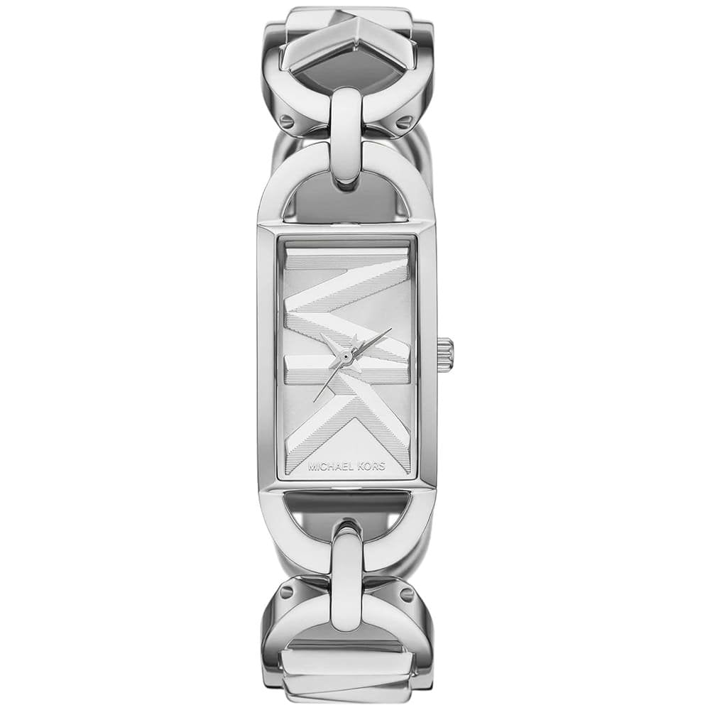 Michael Kors Mini Empire Rectangular Silver Women's Watch - MK7407