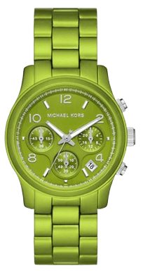 Michael Kors Runway Limited Edition Green Dial Stainless Steel Women's Watch - MK7480LE