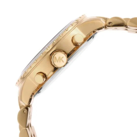 Michael Kors Cunningham Chronographum Aurum Dial Ferrum Strap Vigilate Pro Men - MK8963