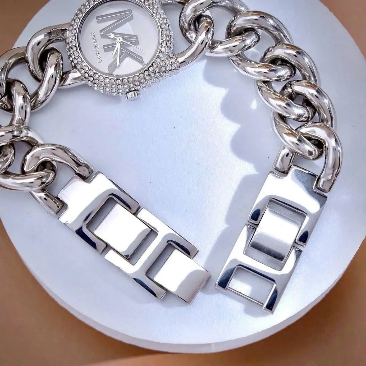 Michael Kors Liliane Silver Ladies Watch - MKO1068