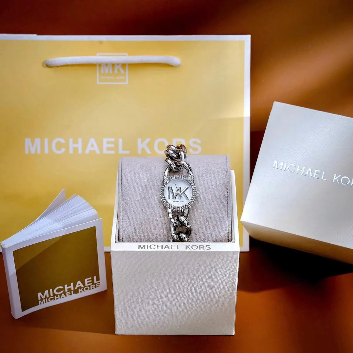 Michael Kors Liliane Silver Ladies Watch - MKO1068