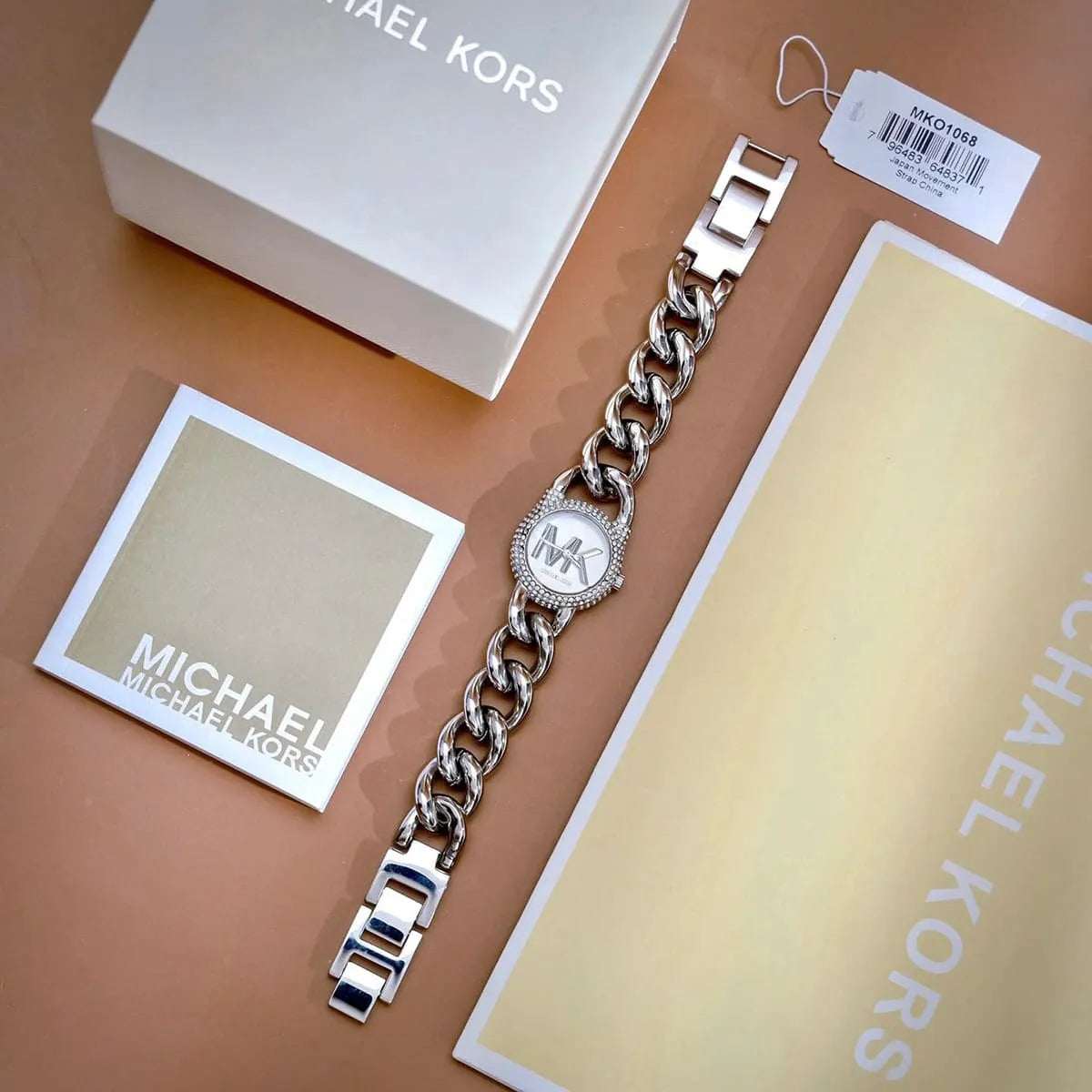 Michael Kors Liliane Silver Ladies Watch - MKO1068