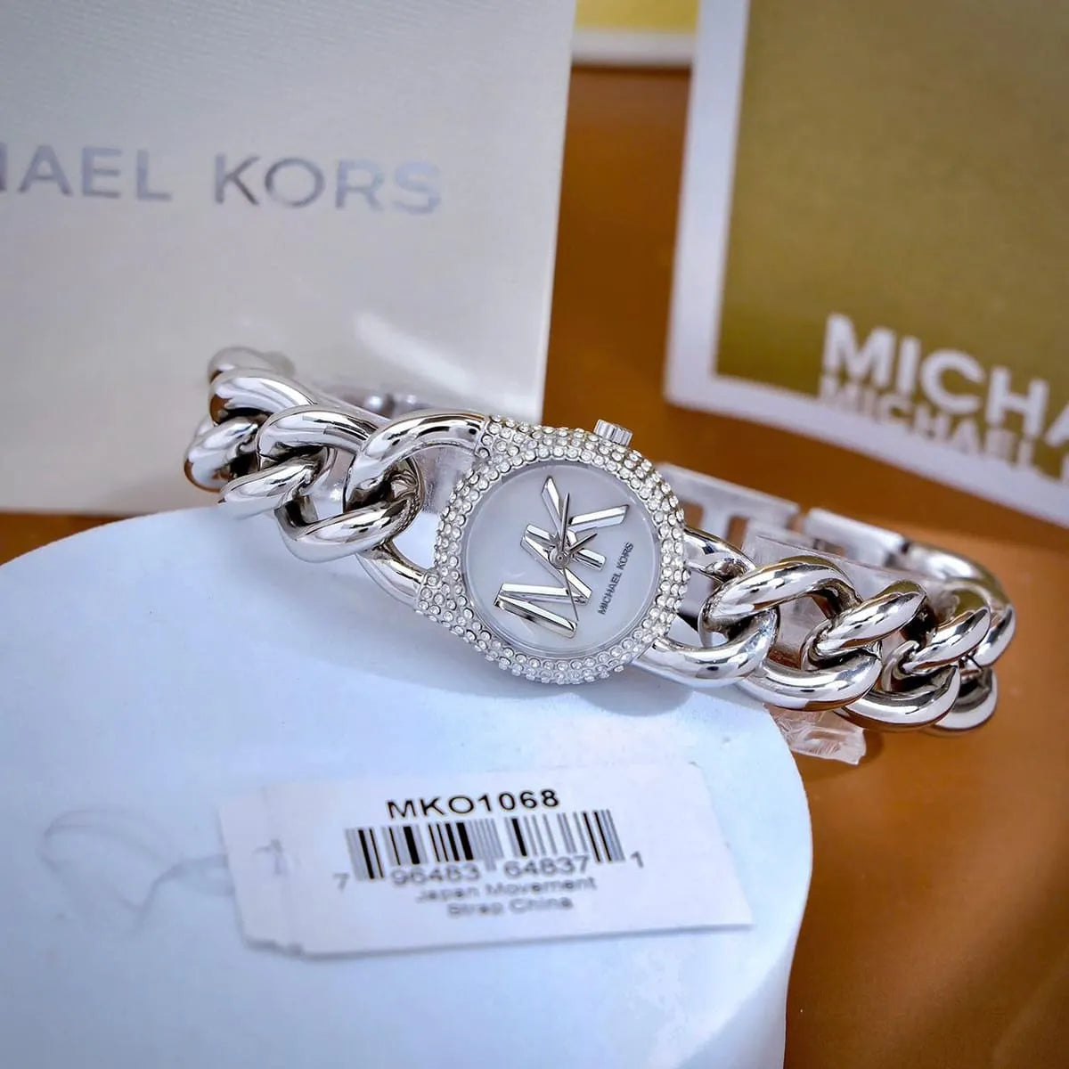 Michael Kors Liliane Silver Ladies Watch - MKO1068