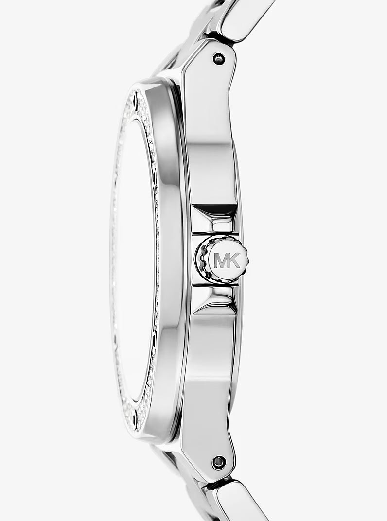 Michael Kors Lennox Pavé Silver-Tone Women's Watch - MKO1222