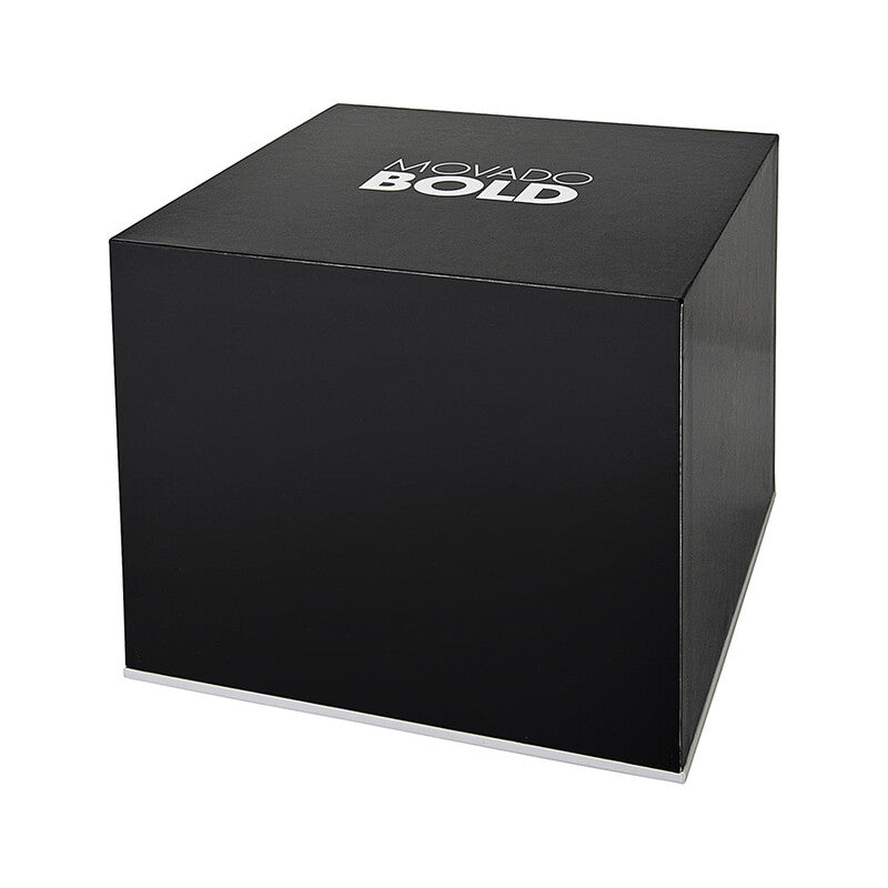 Movado BOLD watch presentation box with BOLD logo