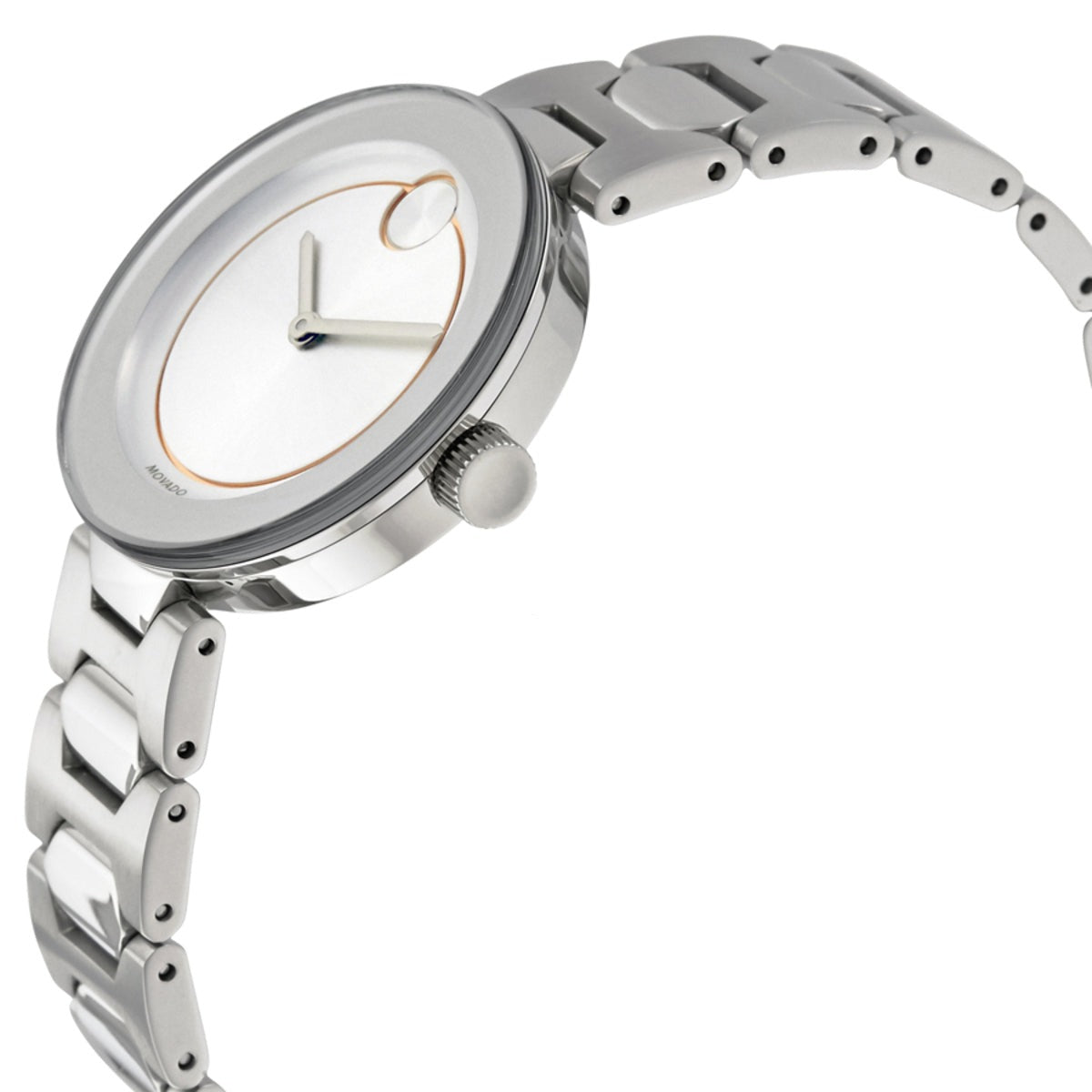 Movado Bold Silver Stainless Steel Women's Watch 3600381