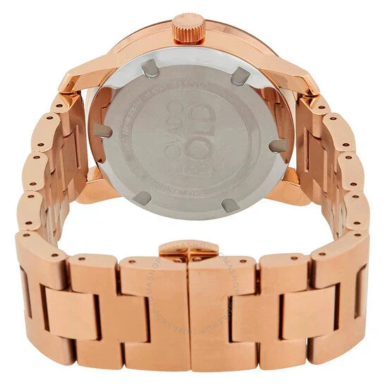 Movado Bold Black Sunray Dial Rose Gold-tone Unisex Watch - 3600463