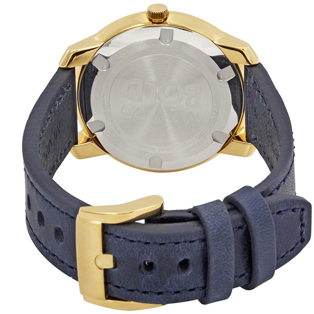 Movado Bold Yellow Gold Sunray Dial Men's Watch - 3600469