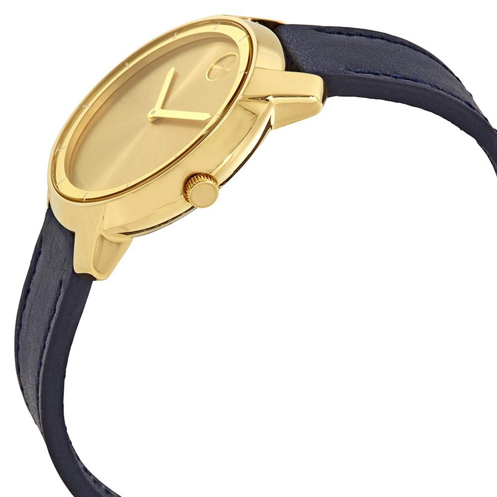 Movado Bold Yellow Gold Sunray Dial Men's Watch - 3600469