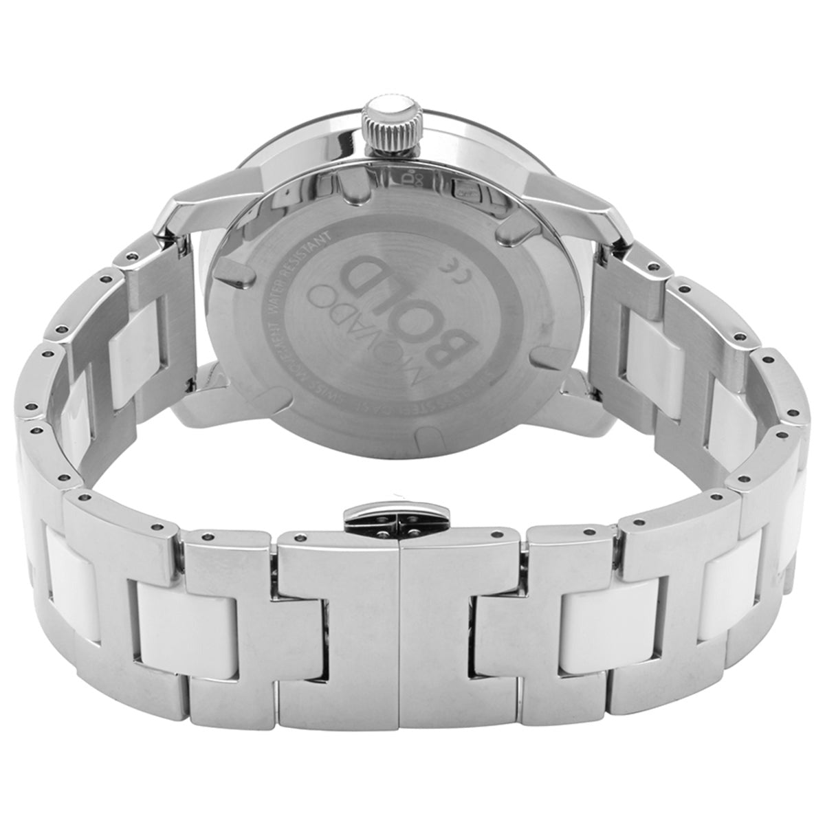 Movado Bold Ceramic Silver-tone Metallic Women's Watch - 3600638