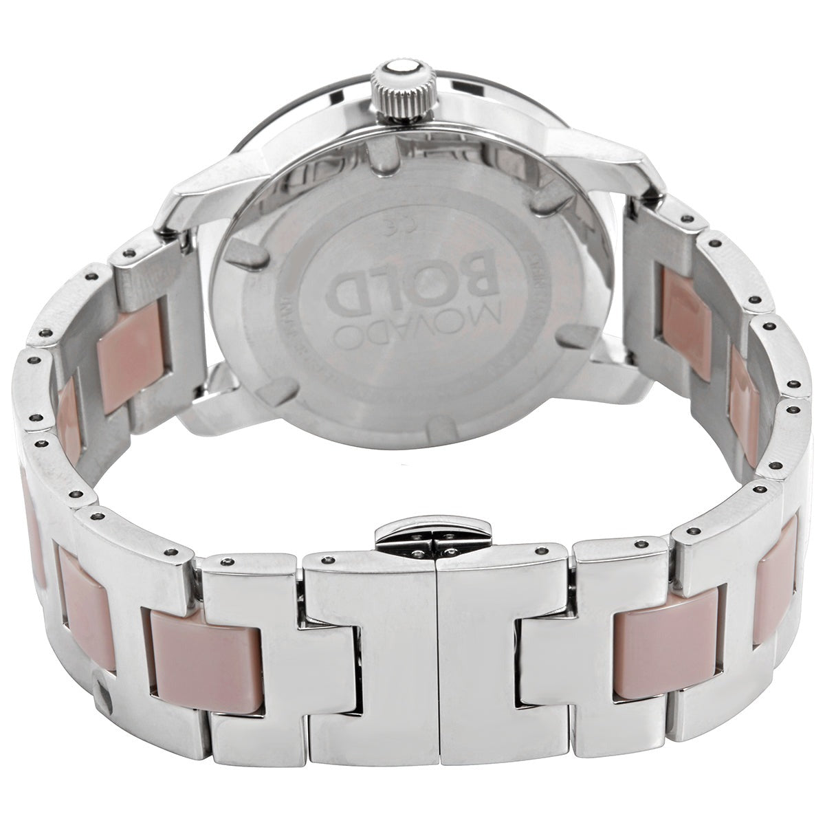 Movado Bold Ceramic Stainless Steel Strap Women Watches – 3600702