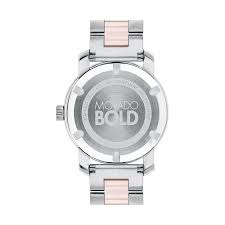 Movado Bold Ceramic Stainless Steel Strap Women Watches – 3600702
