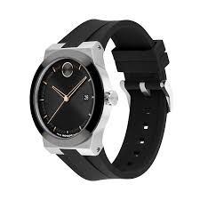 Movado Bold Fusion Analog with Black Dial and Black Silicone Strap Men's Watch - 3601079