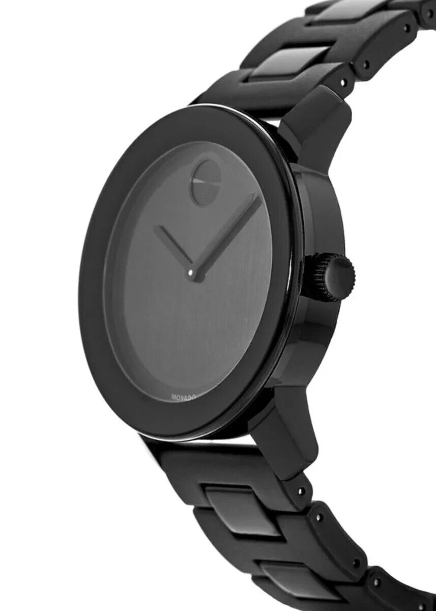 Movado Bold Large Black Polymer Mens Watch - 3600047